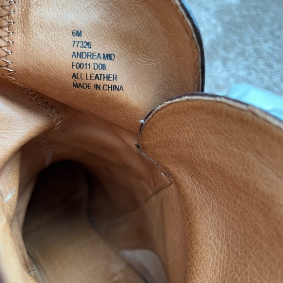 Frye Andrea Mid All Leather Boots - Picture 6 of 6